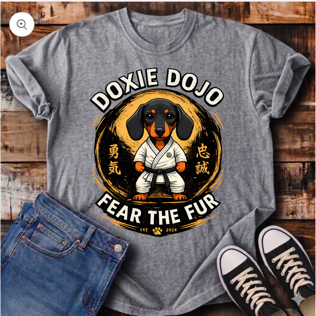 Doxie Dojo Fear The Fur T-Shirt