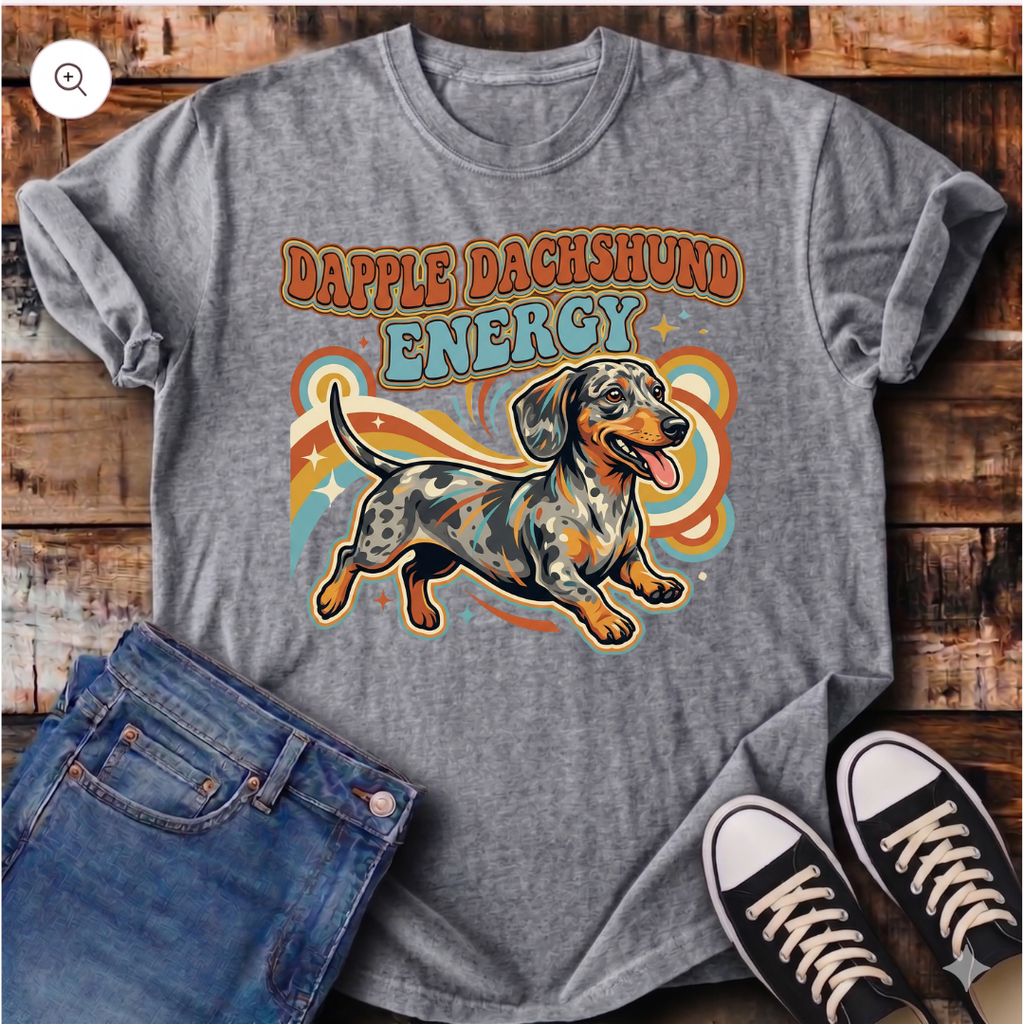 Dapple Dachshund Energy T-Shirt