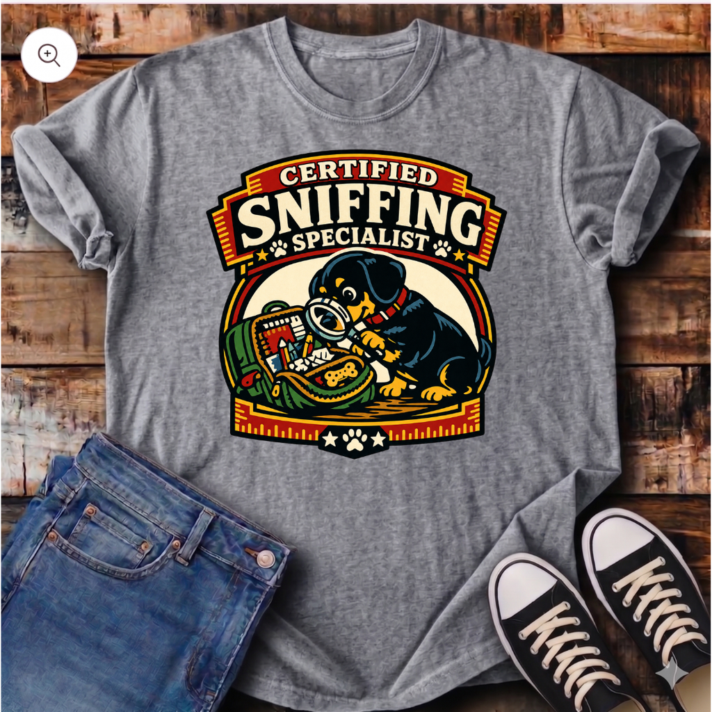 Certified Sniffing Specialist T-Shirt