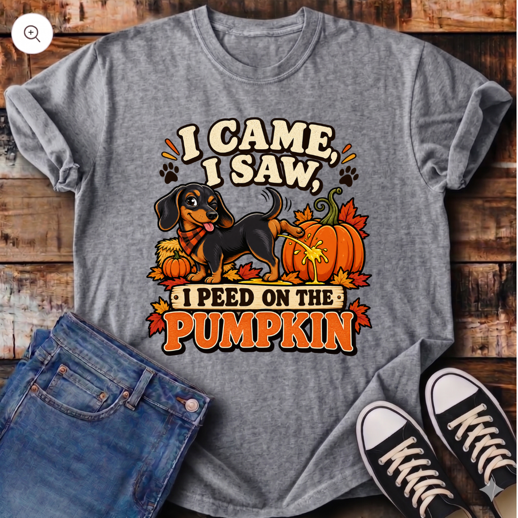 I Came, I Saw, I Peed on the Pumpkin T-Shirt