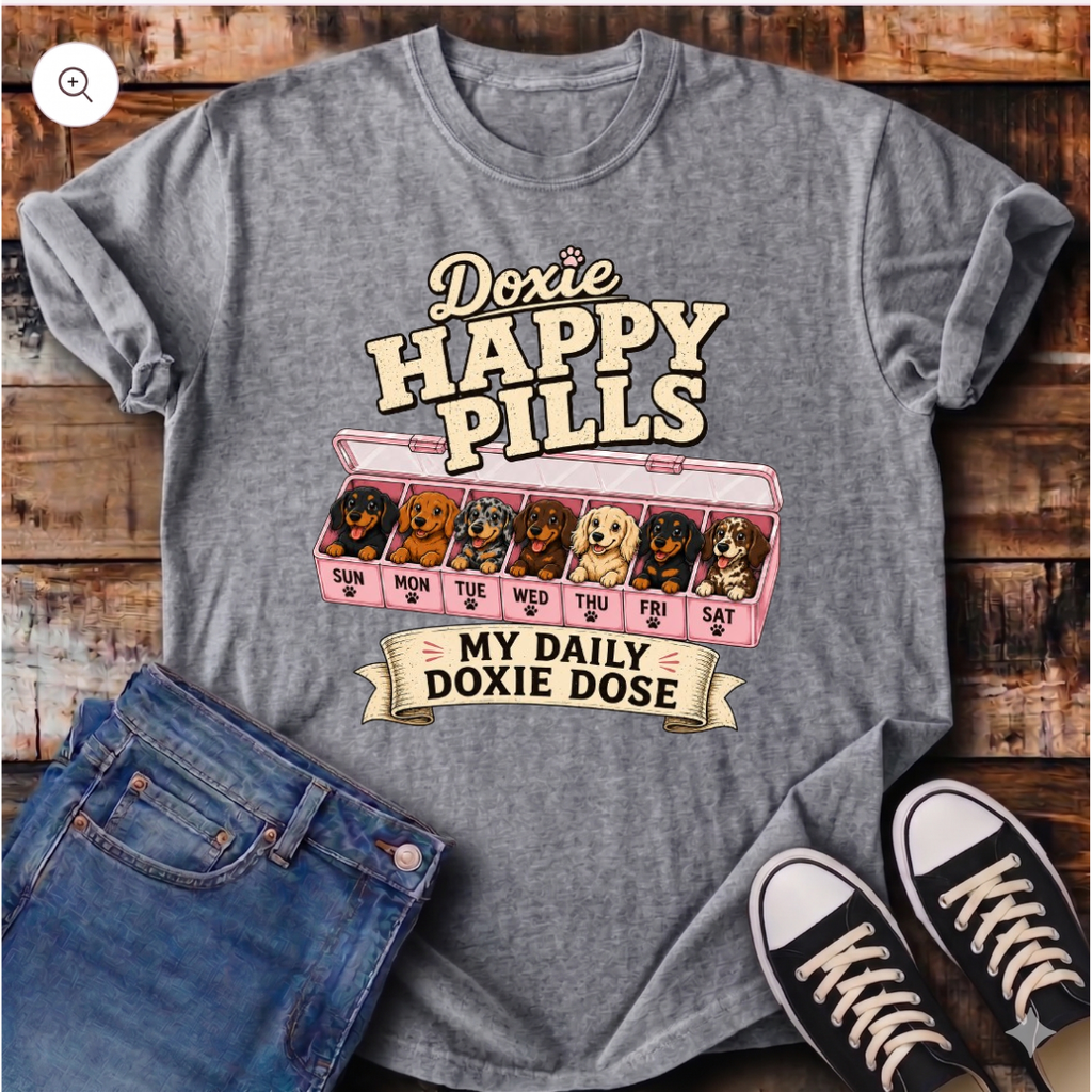Doxie Happy Pills T-Shirt