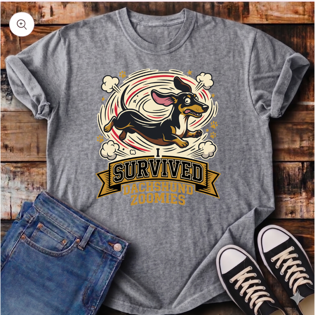 I Survived Dachshund Zoomies T-Shirt