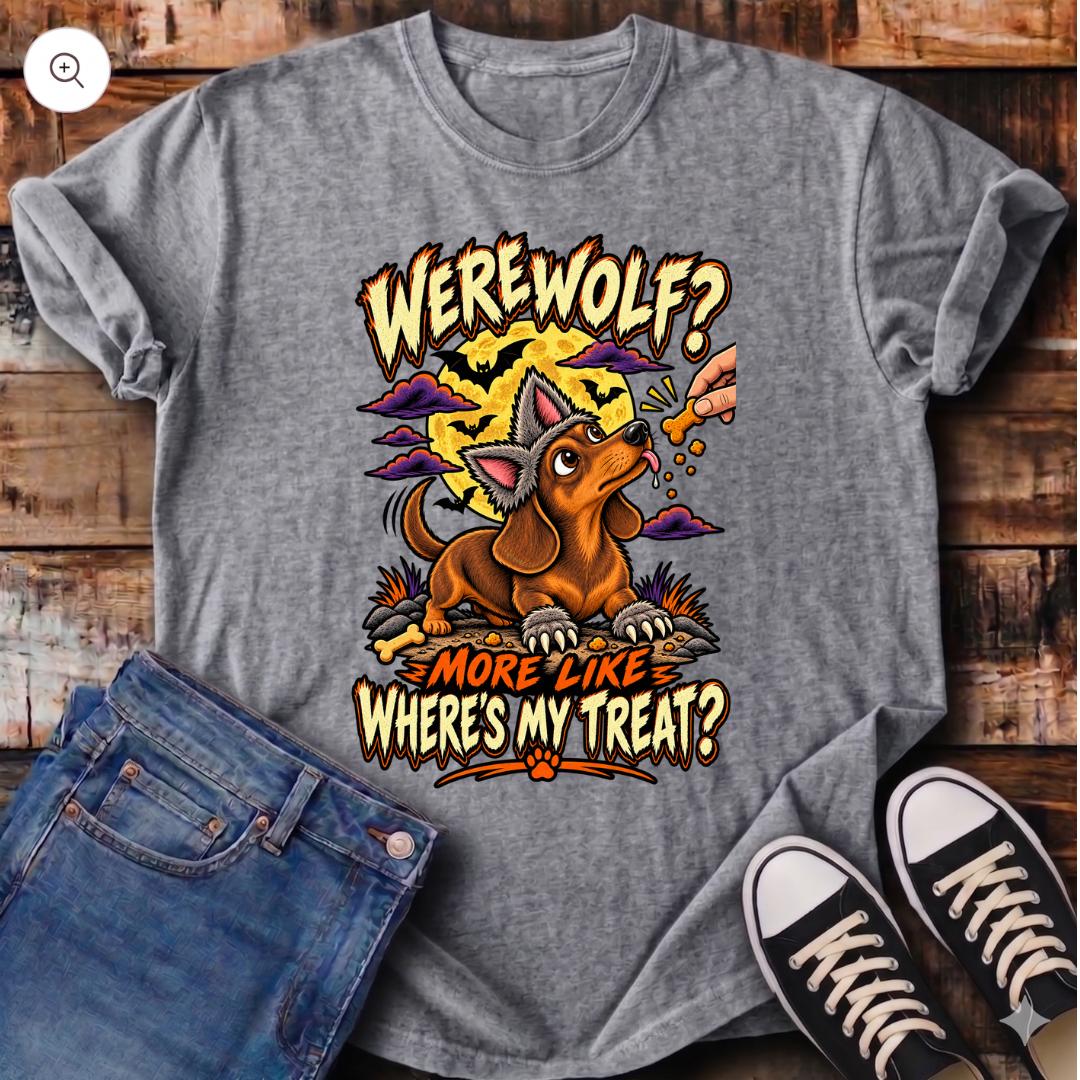 Werewolf Where's my Treat T-Shirt