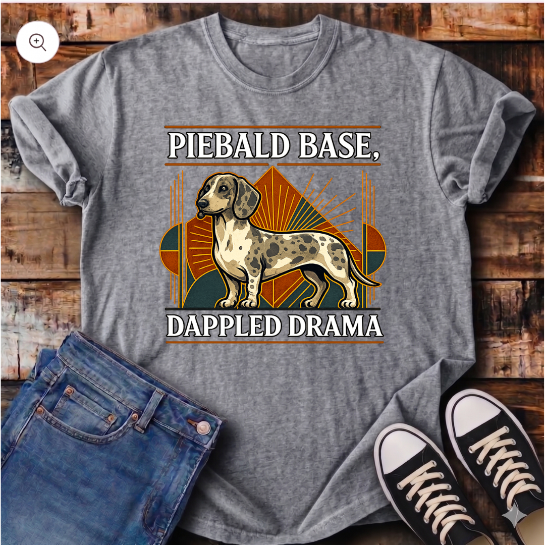 Piebald Base Dappled Drama T-Shirt