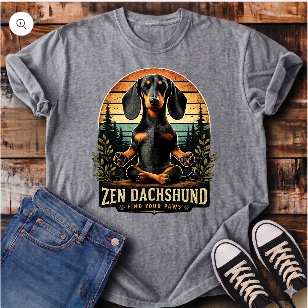 Zen Dachshund T-Shirt