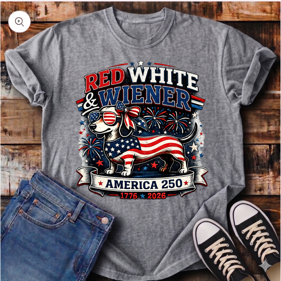Red, White, & Wiener T-Shirt
