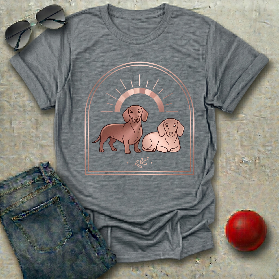 Dachshund Couple T-Shirt
