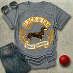 Black and Tan Long and Legendary T-Shirt