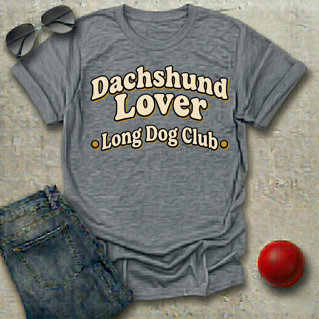 Dachshund Lover Long Dog Club T-Shirt