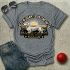 Blue and Cream, Extra Long Dream T-Shirt