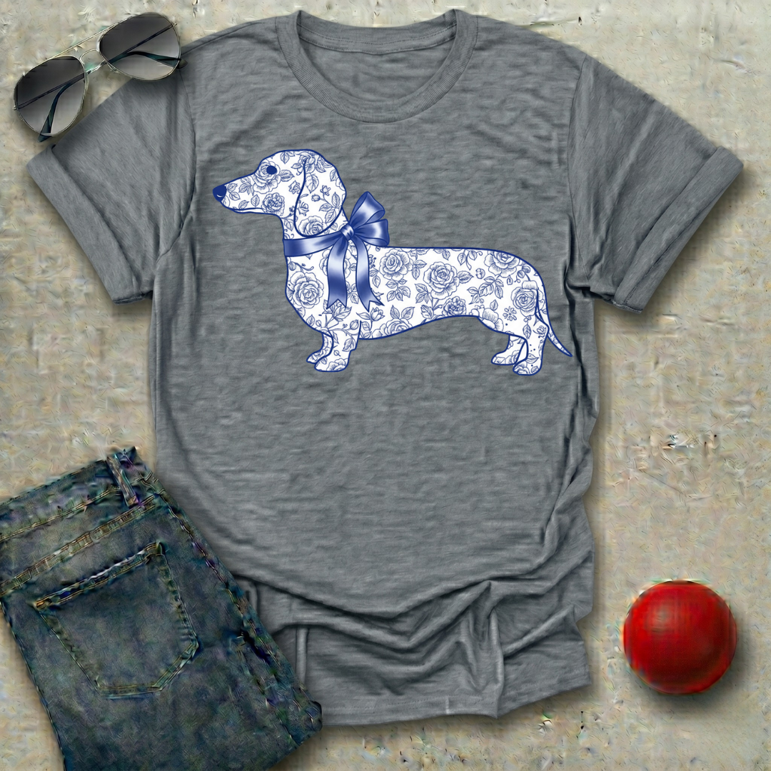 Blue Bonnet Dachshund T-Shirt