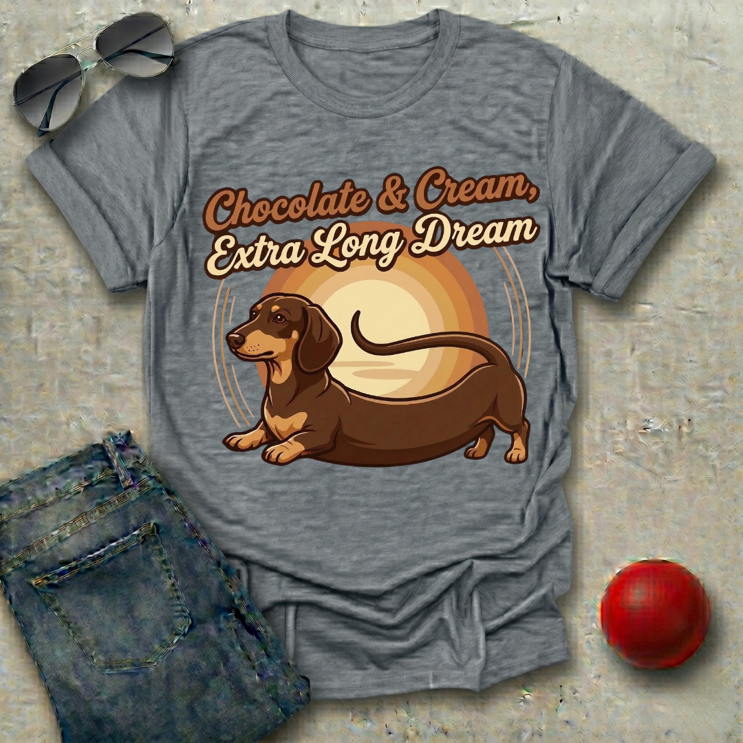 Chocolate & Cream, Extra Long Dream T-Shirt